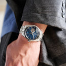 SEIKO Presage Sharp Edged SPB417 SPB417J1 Asanoha Automatic Blue Dial Open Heart Watch