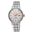 SEIKO Presage SRE009J1 Cocktail Time Diamond Twist White Dial Women Watch JAPAN