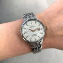 SEIKO Presage SRE009J1 Cocktail Time Diamond Twist White Dial Women Watch JAPAN