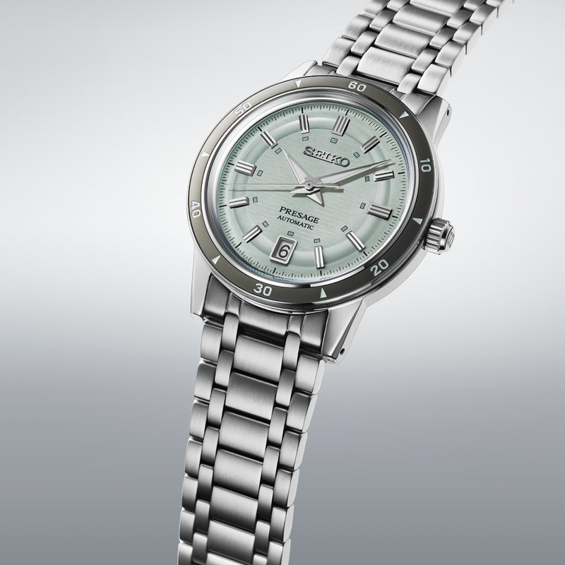 SEIKO Presage Style 60’s SRPL71J1 Automatic Ice Green Dial Date Display Watch