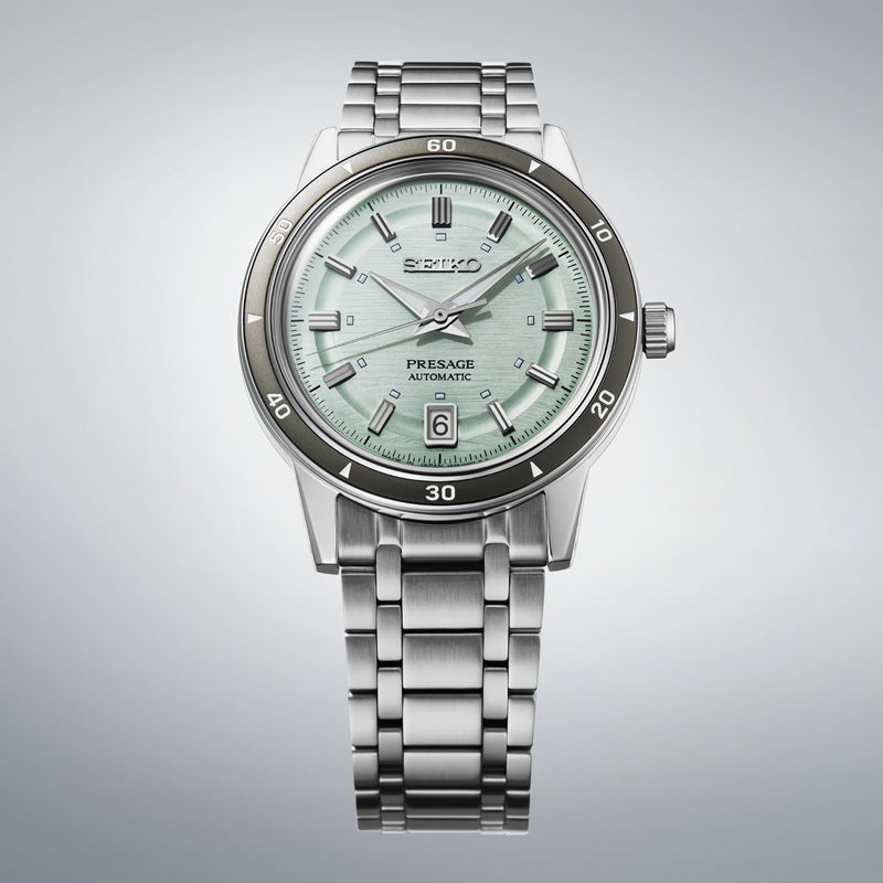 SEIKO Presage Style 60’s SRPL71J1 Automatic Ice Green Dial Date Display Watch