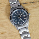 Seiko Presage Style 60’s SSK009J1 Automatic GMT Blue and Gray Dial Watch JAPAN