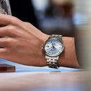 Seiko Presage SSK037 SSK037J1 Cocktail Time Automatic GMT Light Blue Dial Watch JAPAN