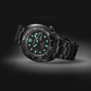 SEIKO Prospex SRPK43 SRPK43K1 Night Vision Automatic Black Dial Day/Date Men Diver Watch
