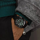 SEIKO Prospex SRPK43 SRPK43K1 Night Vision Automatic Black Dial Day/Date Men Diver Watch
