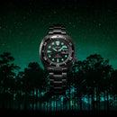 SEIKO Prospex SRPK43 SRPK43K1 Night Vision Automatic Black Dial Day/Date Men Diver Watch