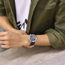 Seiko SPIRIT SBTR019 Blue Dial Chronograph Stainless Steel Men's Quartz Watch