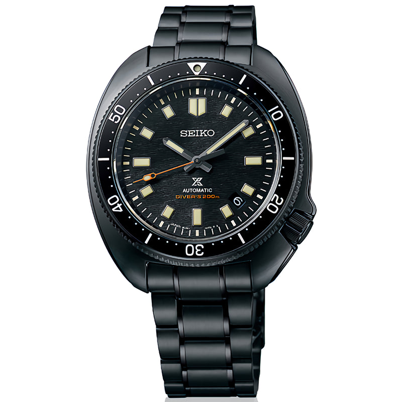 Seiko Prospex SLA061J1 1970 Re-Interpretation Automatic Black Dial Diver Watch