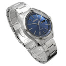 SEIKO Solar SNE525P1 Blue Dial Day & Date Display Stainless Steel 100M Men Watch