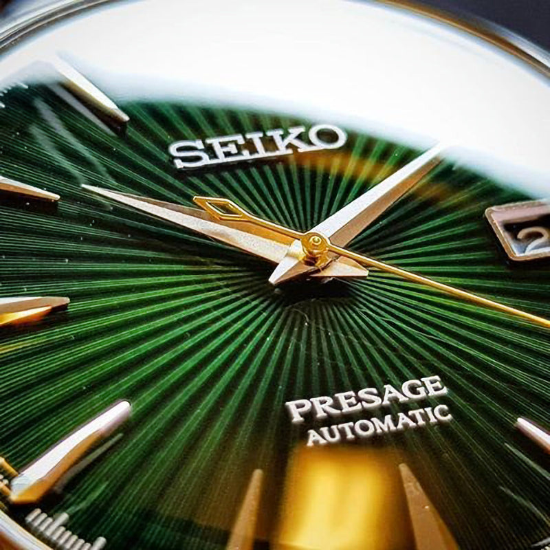 Seiko Presage SRPD37J1 Cocktail Automatic Green Dial JAPAN MADE Watch WARRANTY