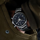 Seiko Prospex Speedtimer SRQ037J1 Automatic Chronograph Gray Dial 100M Men Watch