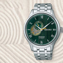 Seiko Presage SSA463J1 Japanese Garden Automatic Green Dial Open Heart Men Watch