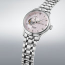 Seiko Presage SSA465J1 Japanese Garden Automatic Pink Dial Open Heart Men Watch