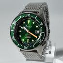 SQUALE 1521 Atmos Automatic Green Dial 500M HK Limited Edition Men's Diver Watch