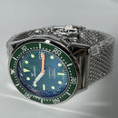 SQUALE 1521 Atmos Automatic Green Dial 500M HK Limited Edition Men's Diver Watch