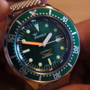 SQUALE 1521 Atmos Automatic Green Dial 500M HK Limited Edition Men's Diver Watch