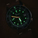 SQUALE 1521 50 Atmos Automatic Green Dial 500M HK Limited Edition Diver's Watch