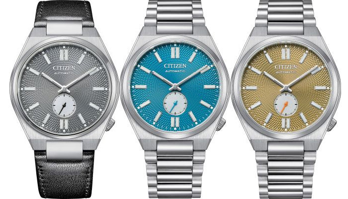 CITIZEN NK5010-01H | NK5010-51L Tsuyosa Small Second Automatic Gray Dial | Blue Dial Leather Strap | Stainless Steel