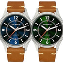 SAN MARTIN SN0108-G2 Automatic Enamel Dial 38.5mm 10ATM BGW-9 Light Pilot Watch