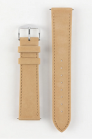 Hirsch Osiris Nubuck 小牛皮錶帶 Watch Strap 米色 20mm/22mm