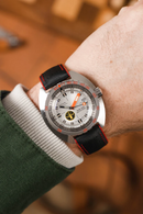 Hirsch Robby 小牛皮錶帶 Watch Strap 黑紅色 22mm