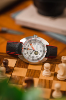 Hirsch Robby 小牛皮錶帶 Watch Strap 黑紅色 22mm