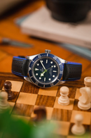 Hirsch Robby 小牛皮錶帶 Watch Strap 黑藍色 22mm