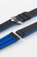 Hirsch Robby 小牛皮錶帶 Watch Strap 黑藍色 22mm