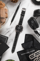 Hirsch CAPITANO Padded Alligator Leather Water-Resistant Watch Strap 鰐魚皮 防水錶帶