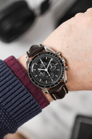 Hirsch CAPITANO Padded Alligator Leather Water-Resistant Watch Strap in BROWN 鰐魚皮 防水錶帶