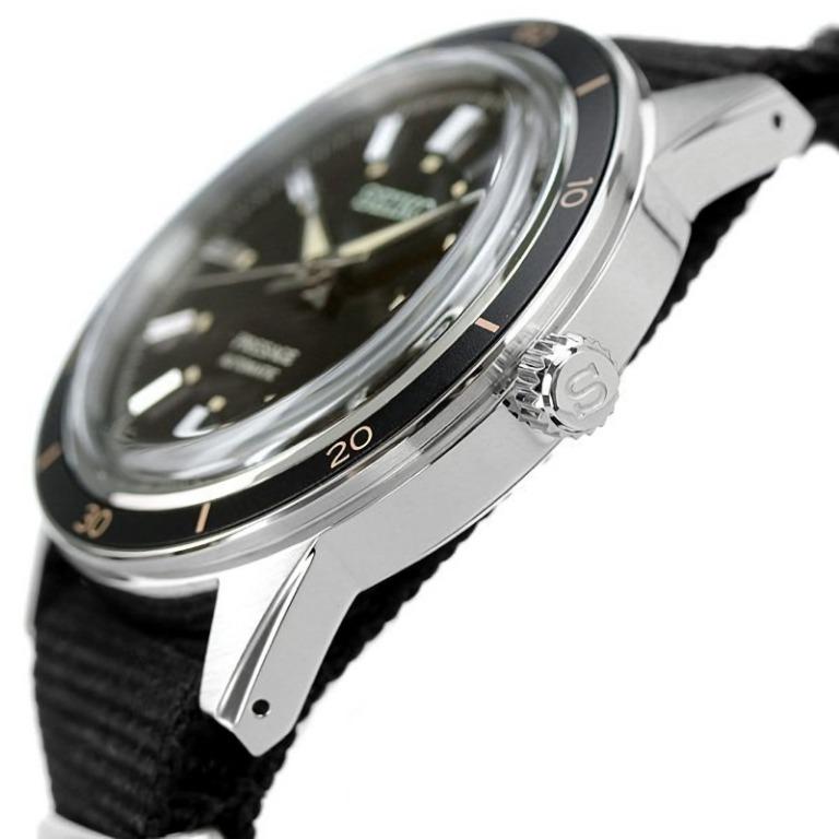 Seiko Presage Style 60’s Series SRPG09J1 Automatic Black Dial Men Watch WARRANTY