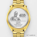 CITIZEN AN3662-51W Tsuno Chrono Star Wars C-3PO Gold-Tone Dial Watch Limited 600 黑武士 限量版 限量600隻