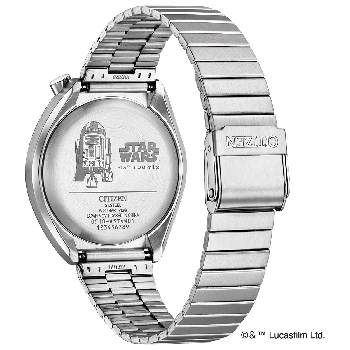 CITIZEN 星辰AN3666-51A Tsuno Chrono Star Wars R2-D2 ｜Silver Dial