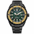 Citizen PROMASTER NB6008-82X [超級黑蛟龍]Automatic Green Dial Men Watch Asia Limited 500 pcs