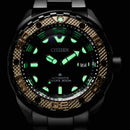Citizen PROMASTER NB6008-82X [超級黑蛟龍]Automatic Green Dial Men Watch Asia Limited 500 pcs