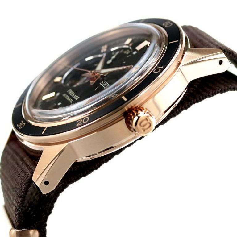 Seiko Presage Style 60’s SSA426J1 Automatic Open Heart Black Dial Watch WARRANTY