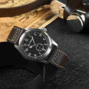 SAN MARTIN SN034-G3 RONDA 6004 Quartz Black Dial 37mm 20ATM Men's Pilot Watch