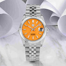 SAN MARTIN SN058-G-X Classic Automatic Stainless Steel 36.5mm 10ATM Dress Watch