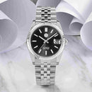 SAN MARTIN SN058-G-X Classic Automatic Stainless Steel 36.5mm 10ATM Dress Watch