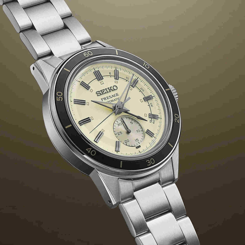 SEIKO Presage Style 60’s Series SSA447J1 Automatic Cream Dial Men Watch WARRANTY