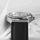 SAN MARTIN SN0102-G Seagull Automatic White Dial 37mm 5ATM Men's Dress Watch