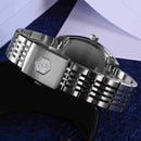 SAN MARTIN SN026-G 70's Style Automatic Stainless Steel 39.5mm 10ATM Sport Watch