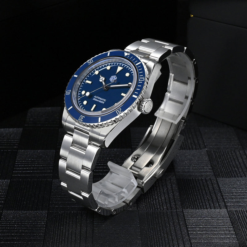 SAN MARTIN SN0004-G4 6200 Retro Water Ghost Automatic 38mm 20ATM Men Diver Watch