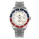 SAN MARTIN SN0005-GMT-4 Automatic Stainless Steel 40mm 20ATM Men's Diver Watch