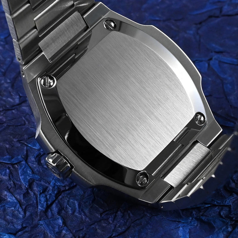 SAN MARTIN SN0075-G-C GMT 機械錶 鋼帶