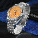 SAN MARTIN SN0054-G-C BB GMT Automatic Stainless Steel 39mm 10ATM Sport's Watch