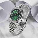 SAN MARTIN SN058-G-X Classic Automatic Stainless Steel 36.5mm 10ATM Dress Watch