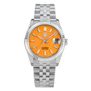 SAN MARTIN SN058-G-X Classic Automatic Stainless Steel 36.5mm 10ATM Dress Watch