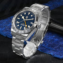 SAN MARTIN SN0054-G-C BB GMT Automatic Stainless Steel 39mm 10ATM Sport's Watch