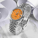 SAN MARTIN SN058-G-X Classic Automatic Stainless Steel 36.5mm 10ATM Dress Watch